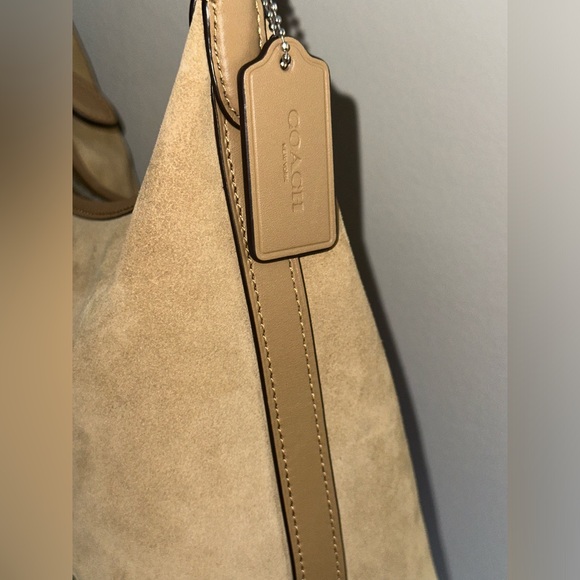 Coach Juliet Shoulder bag in Suede Peanut Tan - Picture 13 of 15